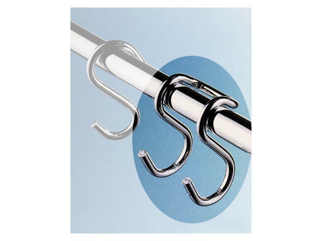 CO9825 AKASZTÓ 2-ES 45×70×40 mm FÉM-KRÓM