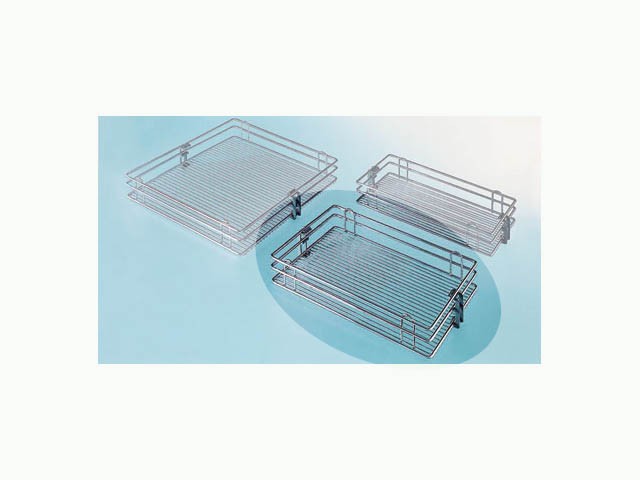 CC40 KOSÁR 345×95×420 mm FÉM-KRÓM