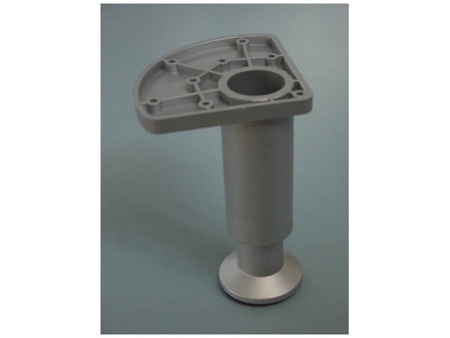 SZEKRÉNYLÁB ART 76 H=115mm 150kg MÜANYAG-MATT ALUMINIUM
