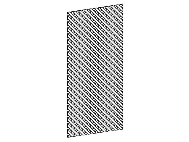 Apácarács 356x446mm kerethez ANTIKOLT KRÉM