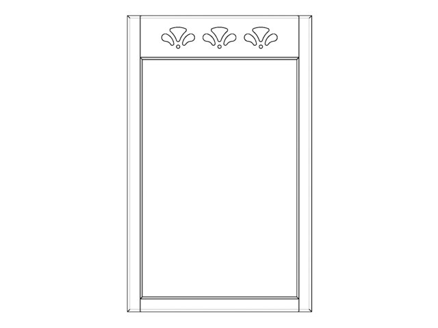Nyitott keret 716x596mm                  ANTIKOLT KRÉM                           