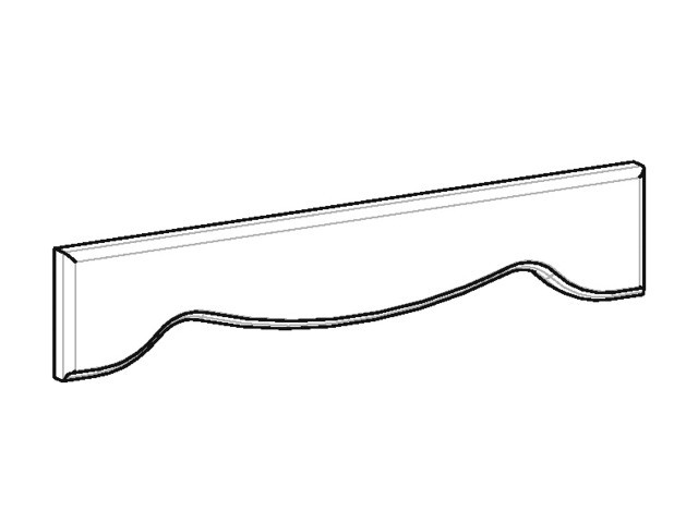 FIRENZE Felsö szegélydísz 450x90x20mm