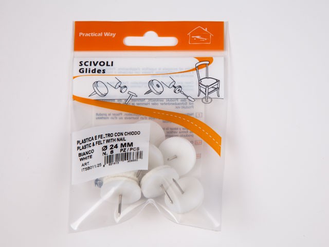 CSÚSZTATÓSZEG 24mm SZEGGEL 8db/Blister