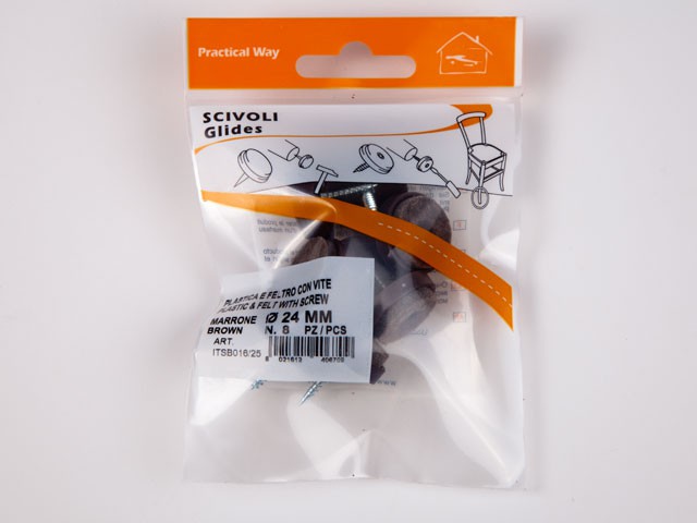 CSÚSZTATÓSZEG 24mm CSAVARRAL 8db/Blister