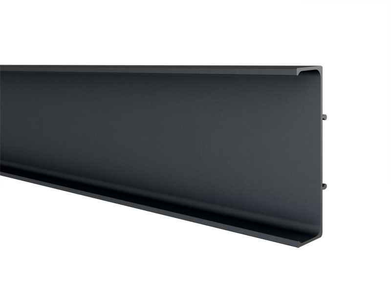 GOLA 80\G39.AL52 PROFIL DUPLA FEKETE 4200mm