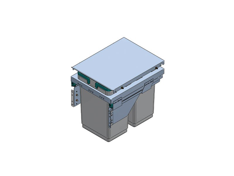 PGTM402RFG (2x20l) SZELEKTÍV 400mm-es szekrényhez