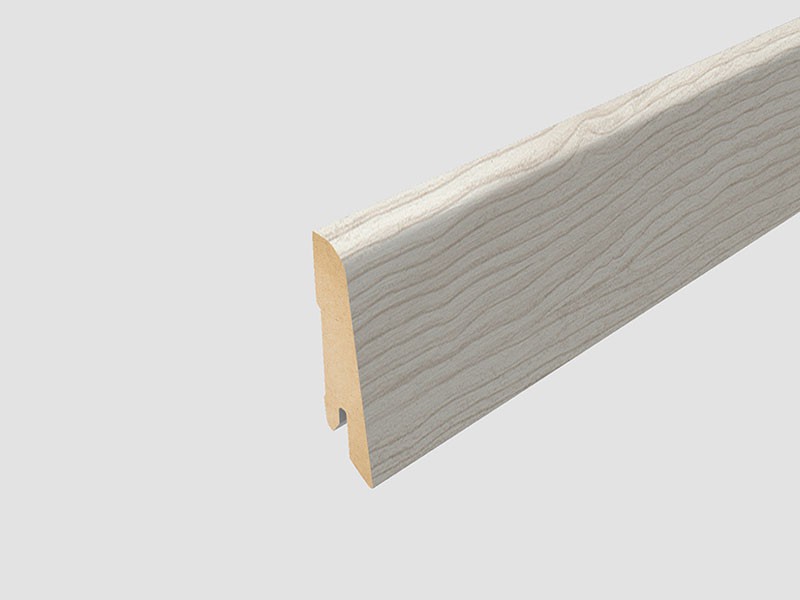 SZEGÉLYLÉC L398 INVEREY FENYŐ FEHÉR, EPL MDF