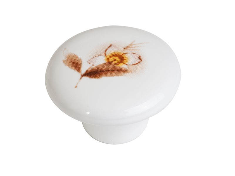 8FOGANTYÚ E039-26 ÁT.38 BARNA VIRÁG PORCELÁN